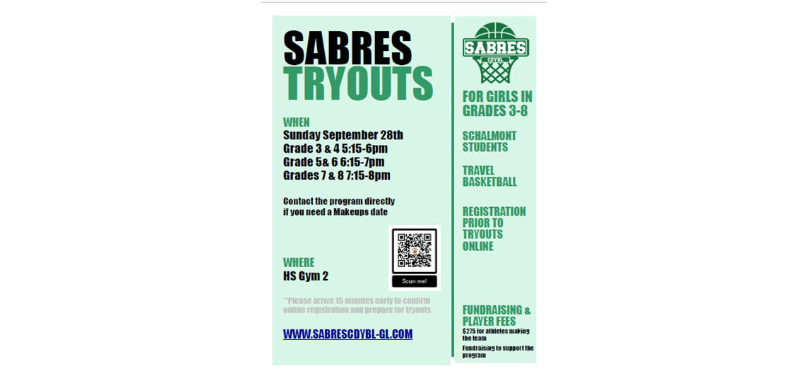 Tryouts Registration 
